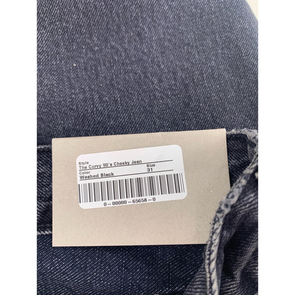 Everlane The Curvy '90s Cheeky® Jean Washed Black Straight Leg 31 - Picture 6 of 14